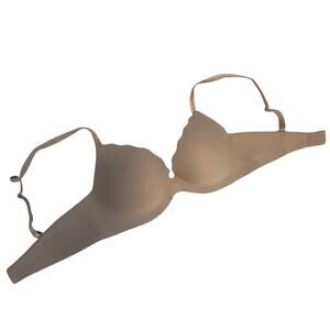 b.tempt’d Nude & Leopard Print Reversible Push-Up Bra – Size 32D